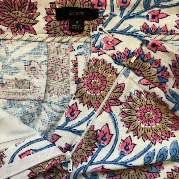 J.Crew Pants – Floral Printed Cotton Trousers (14) - Picture 6 of 7